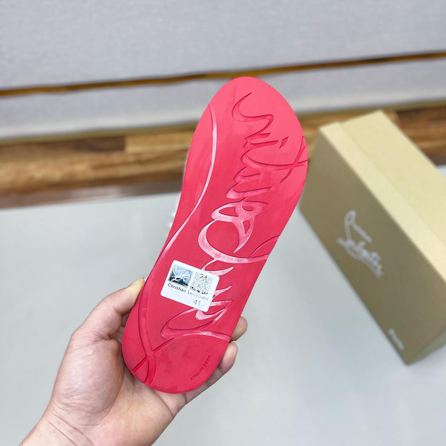 Christian Louboutin Loubi Flip Man Flip-flops - Rubber - PerfectKickZ
