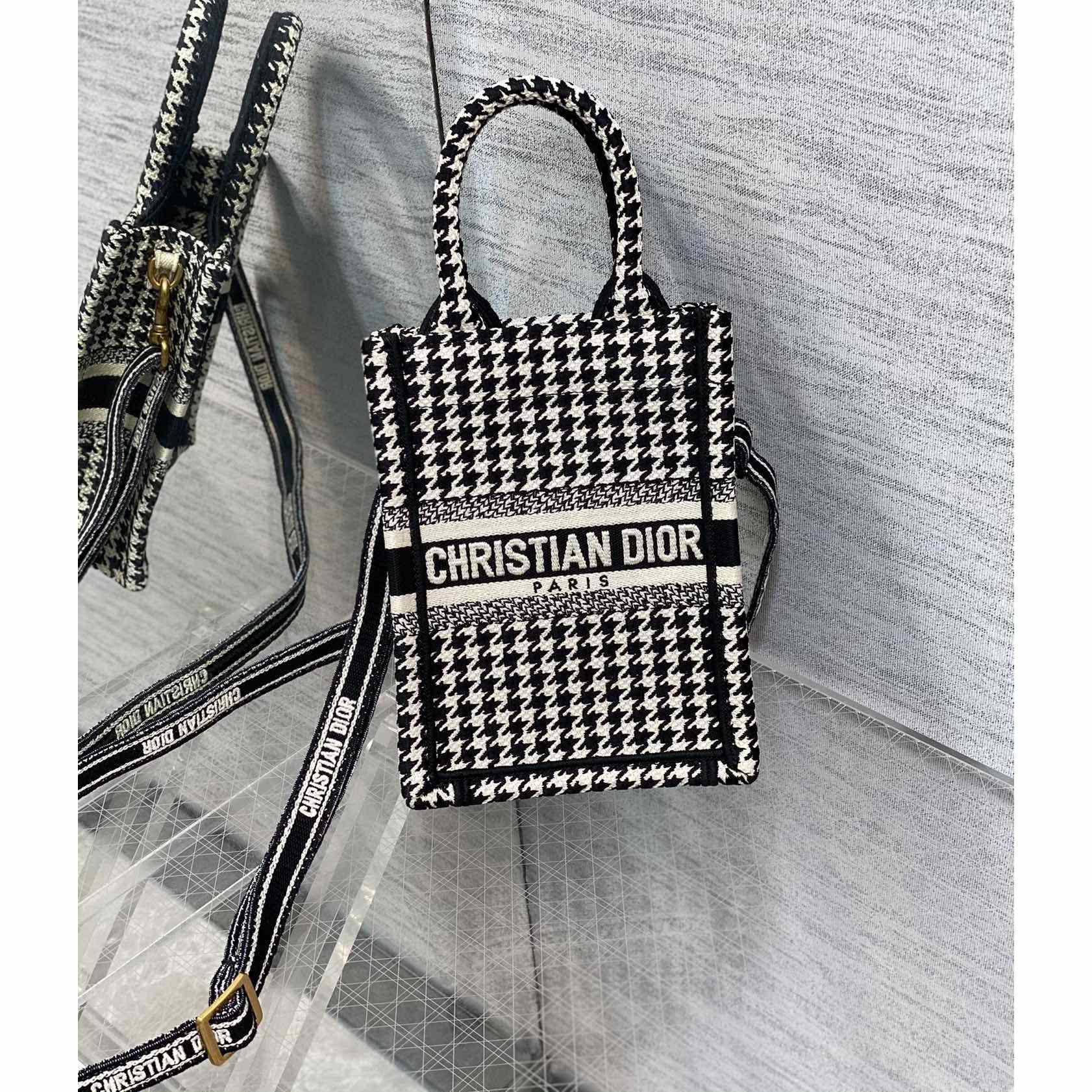 Dior Mini Dior Book Tote Phone Bag - PerfectKickZ