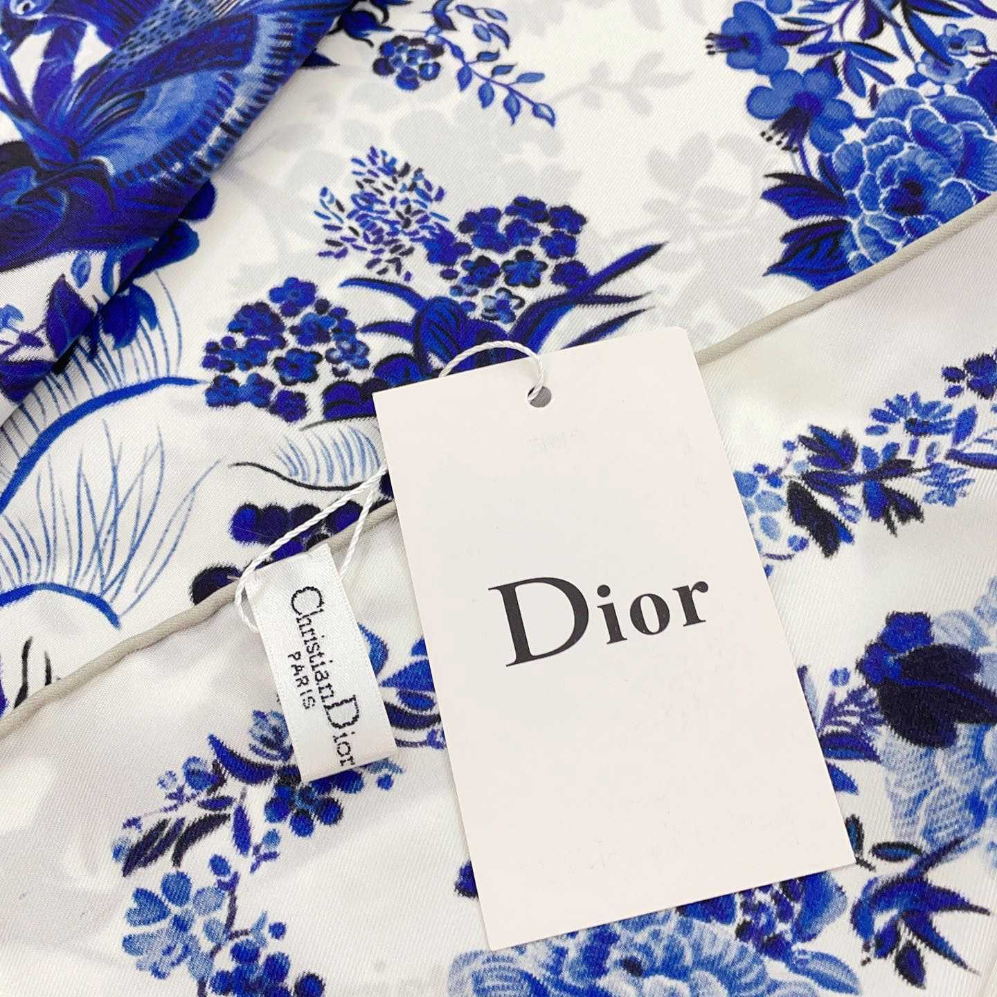 Dior Jardin d'Hiver 90 Square Scarf - 
