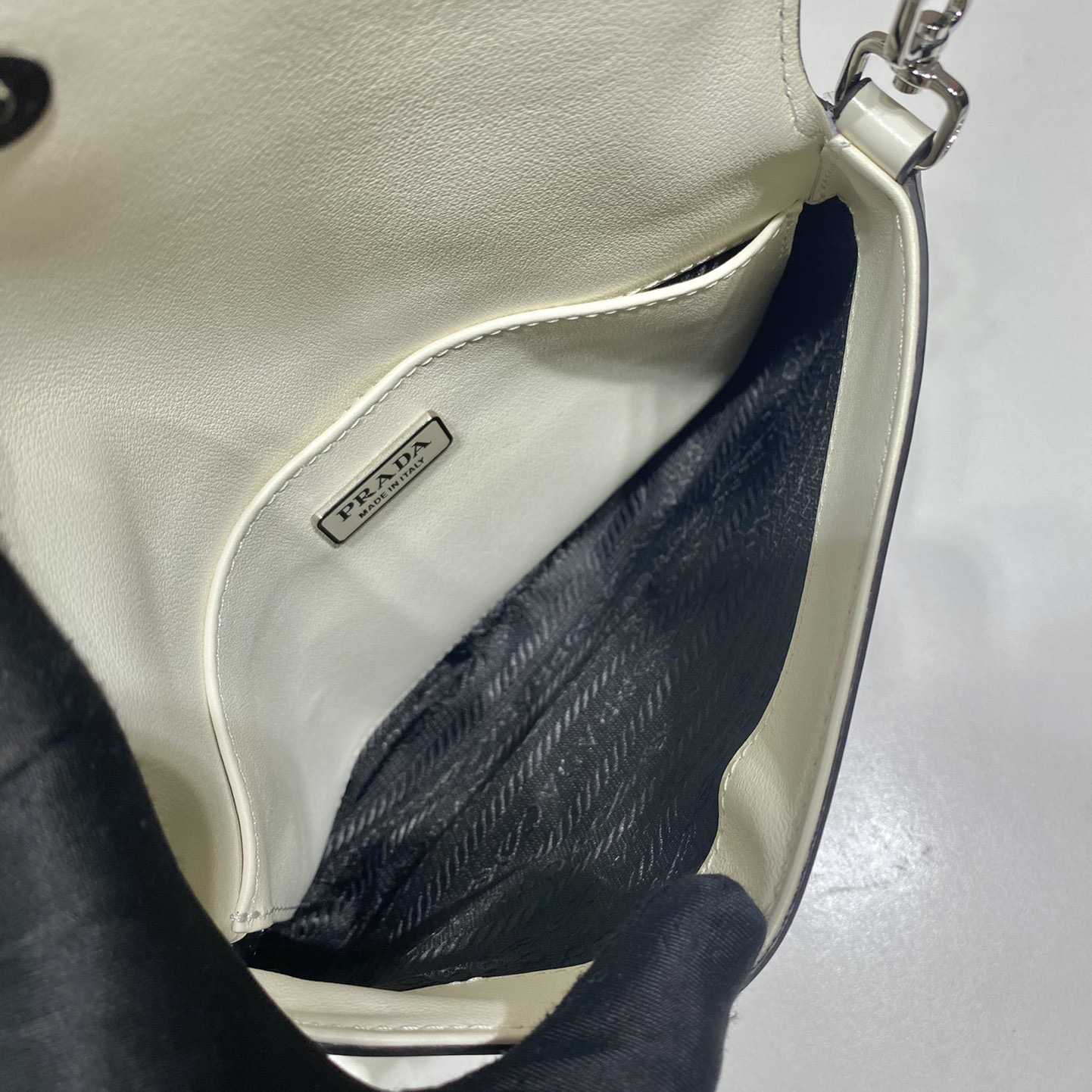Prada Cleo Brushed Leather Shoulder Bag With Flap - PerfectKickZ