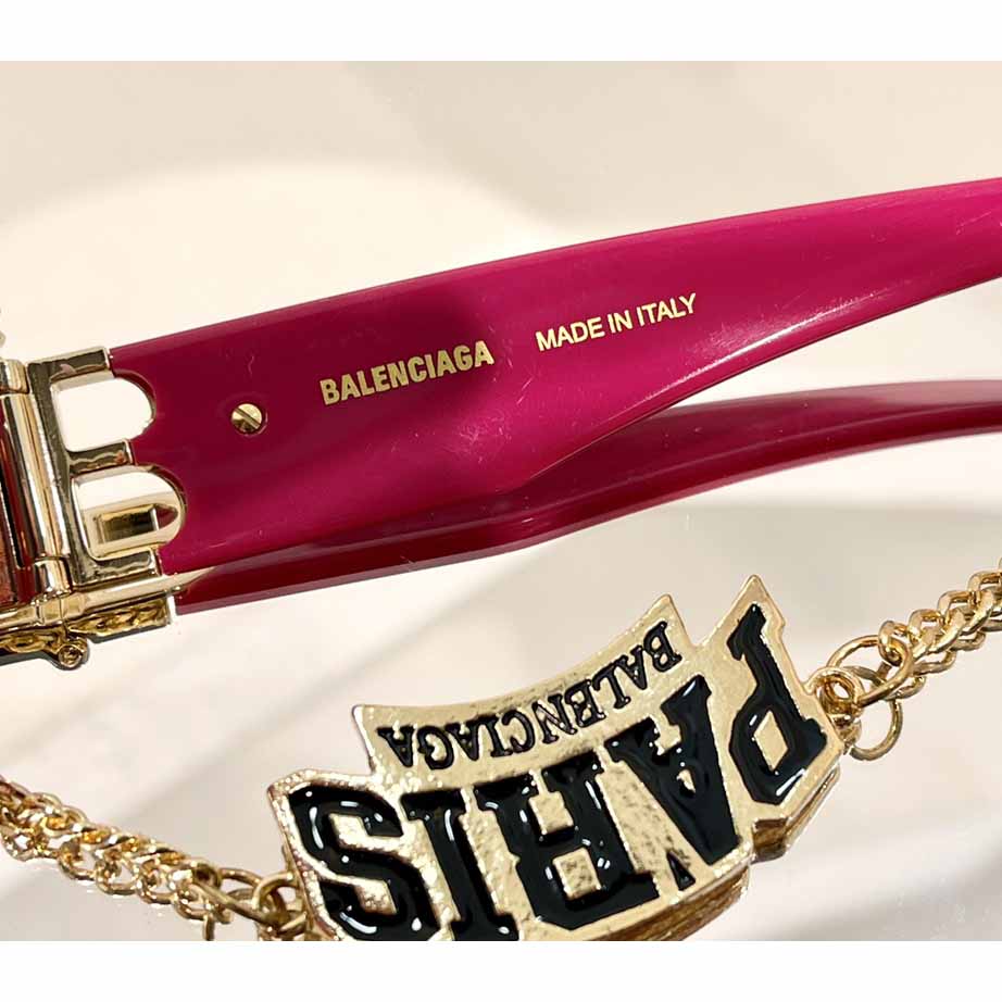 Balenciaga Dynasty Rectangle Acetate Sunglasses - PerfectKickZ