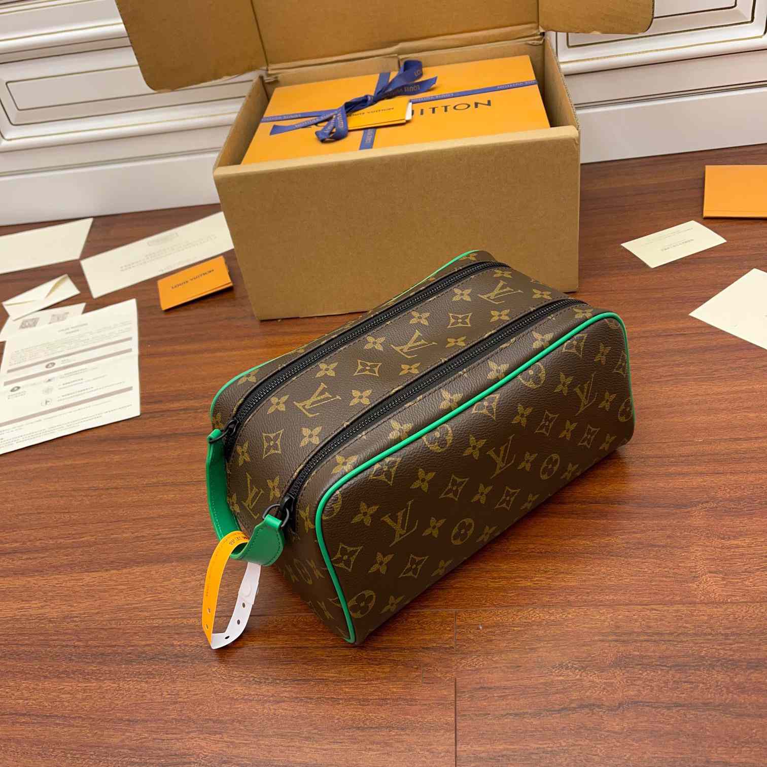 Louis Vuitton Dopp Kit Toilet Pouch   M46253 - PerfectKickZ