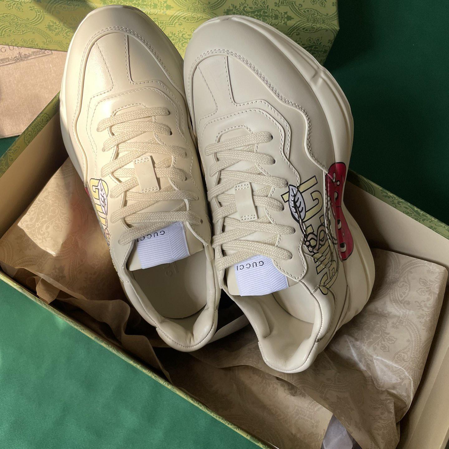 Gucci Rhyton Sneaker With CherryPrint(upon uk size) - 