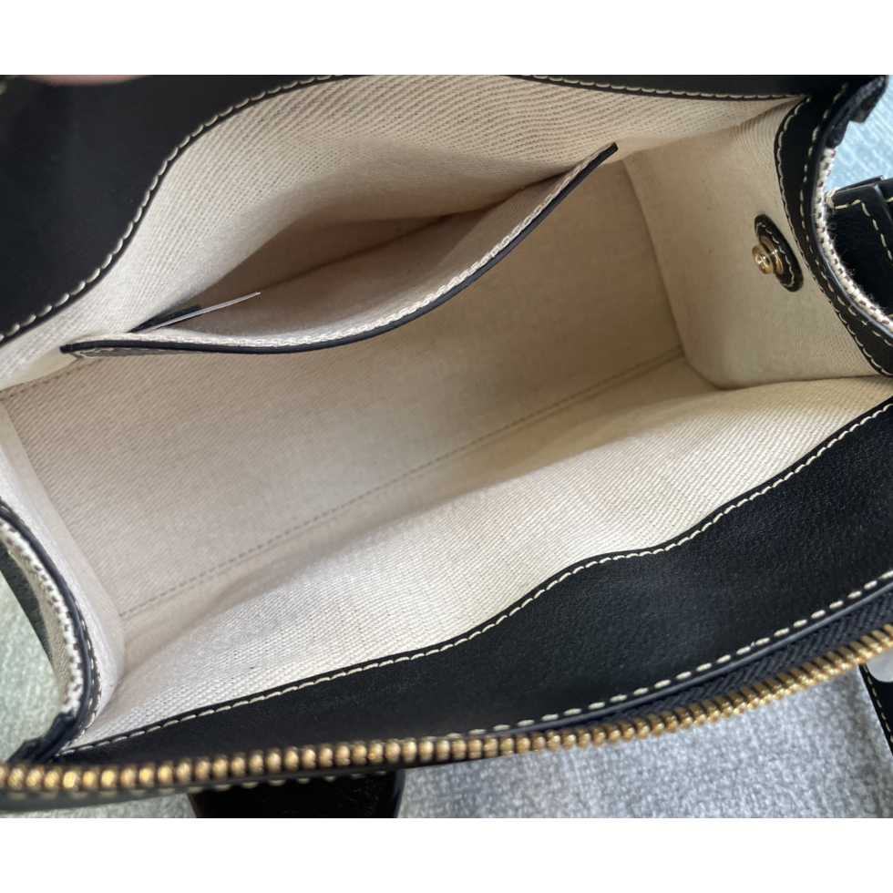 Chloe Edith Beige Black Mini In Shoulder Bags(26.5-16-11cm) - PerfectKickZ