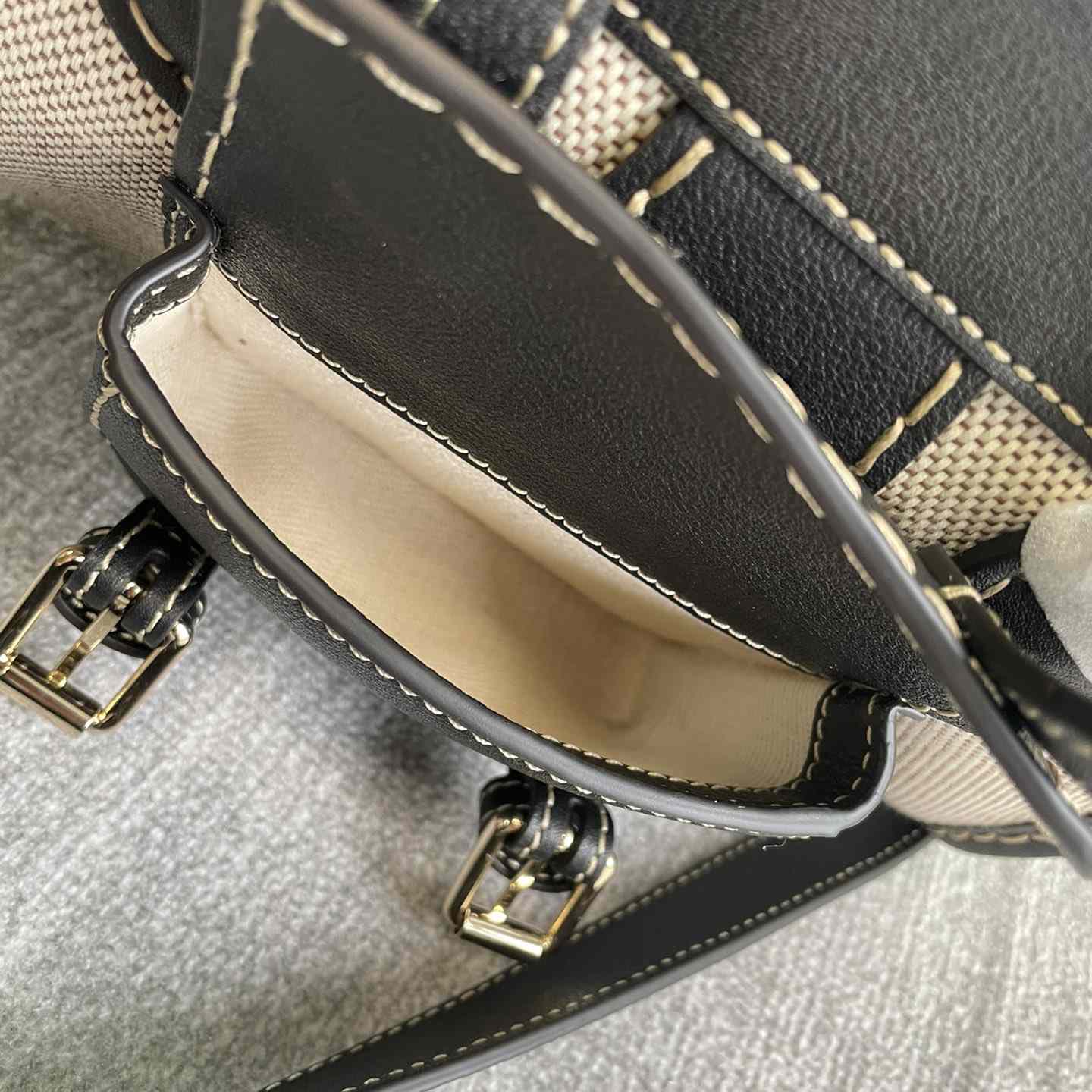 Chloe Edith Beige Black Mini In Shoulder Bags(26.5-16-11cm) - PerfectKickZ