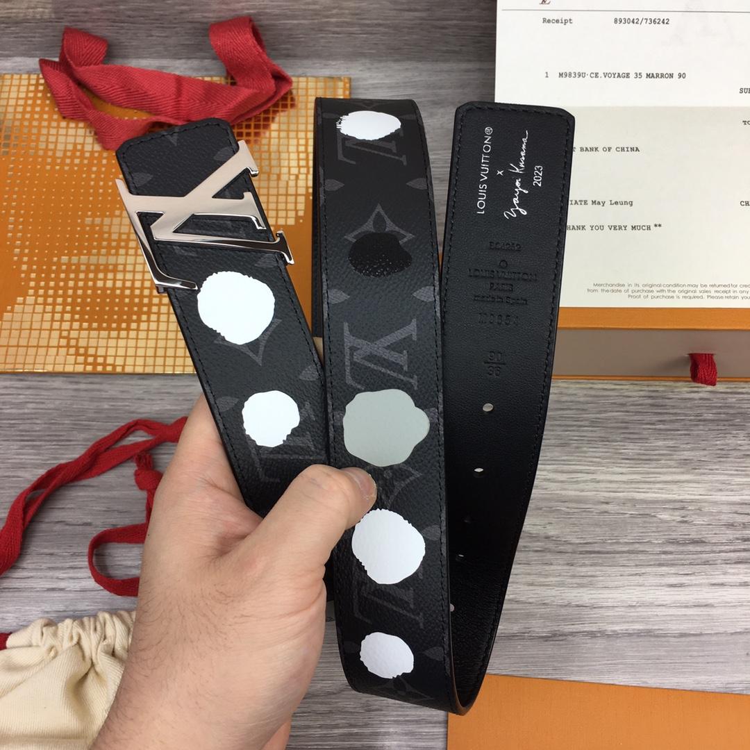 Louis Vuitton LV X YK LV Initiales 40MM Reversible Belt - PerfectKickZ