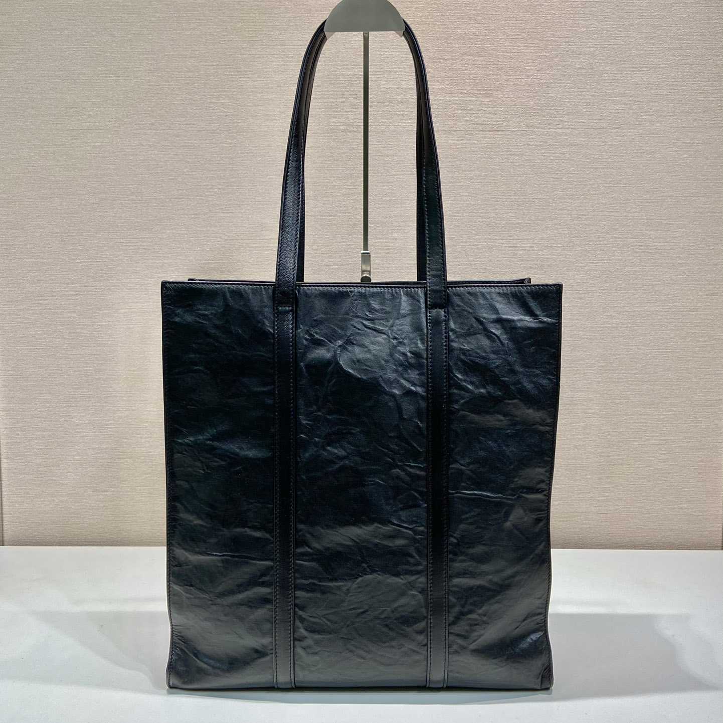 Prada Medium Antiqued Nappa Leather Tote Bag - PerfectKickZ