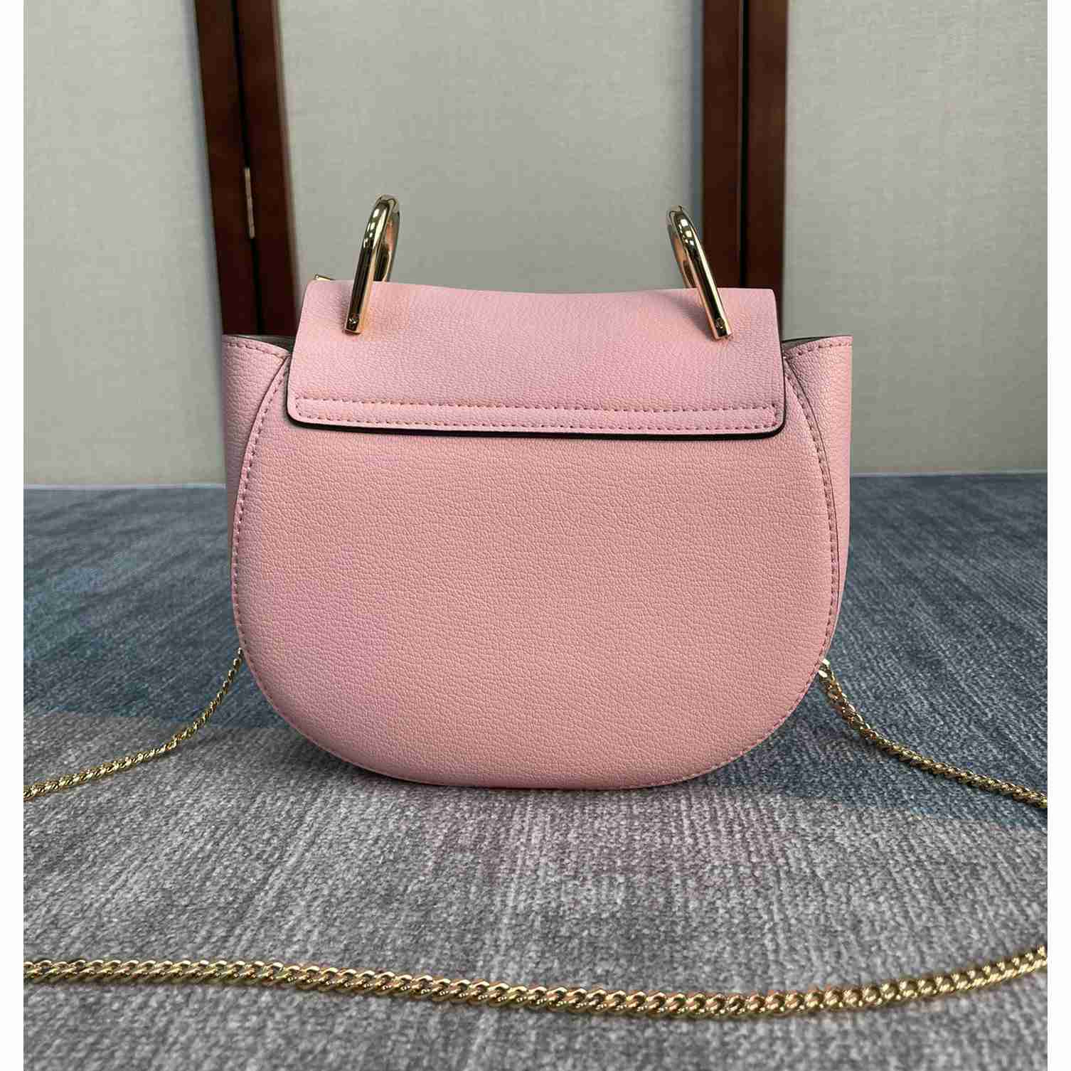 Chloe Drew Shoulder Bag In Small Grain Lambskin(19-7-16cm) - PerfectKickZ