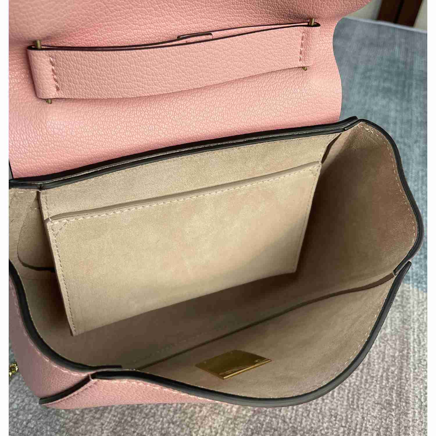 Chloe Drew Shoulder Bag In Small Grain Lambskin(19-7-16cm) - PerfectKickZ