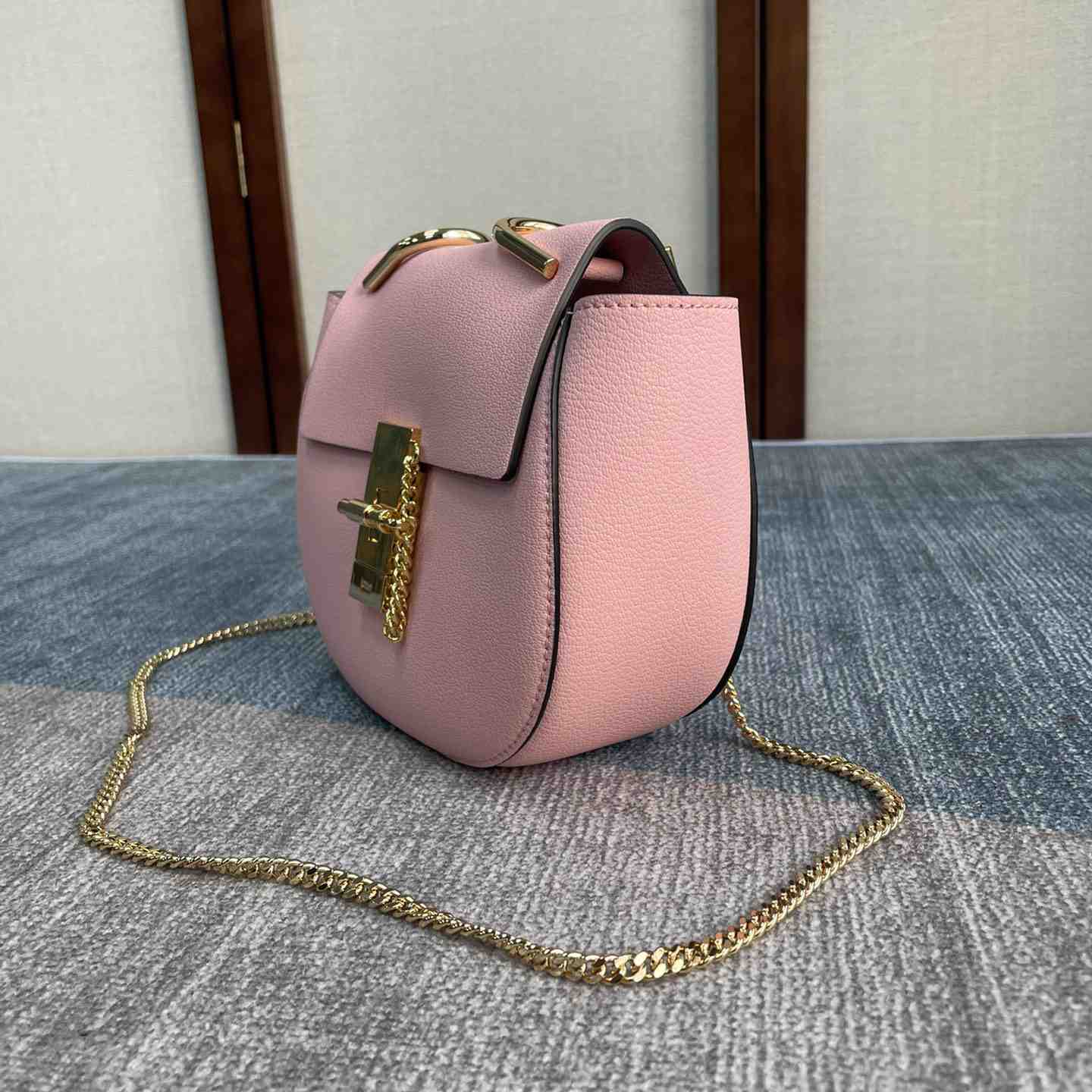 Chloe Drew Shoulder Bag In Small Grain Lambskin(19-7-16cm) - PerfectKickZ