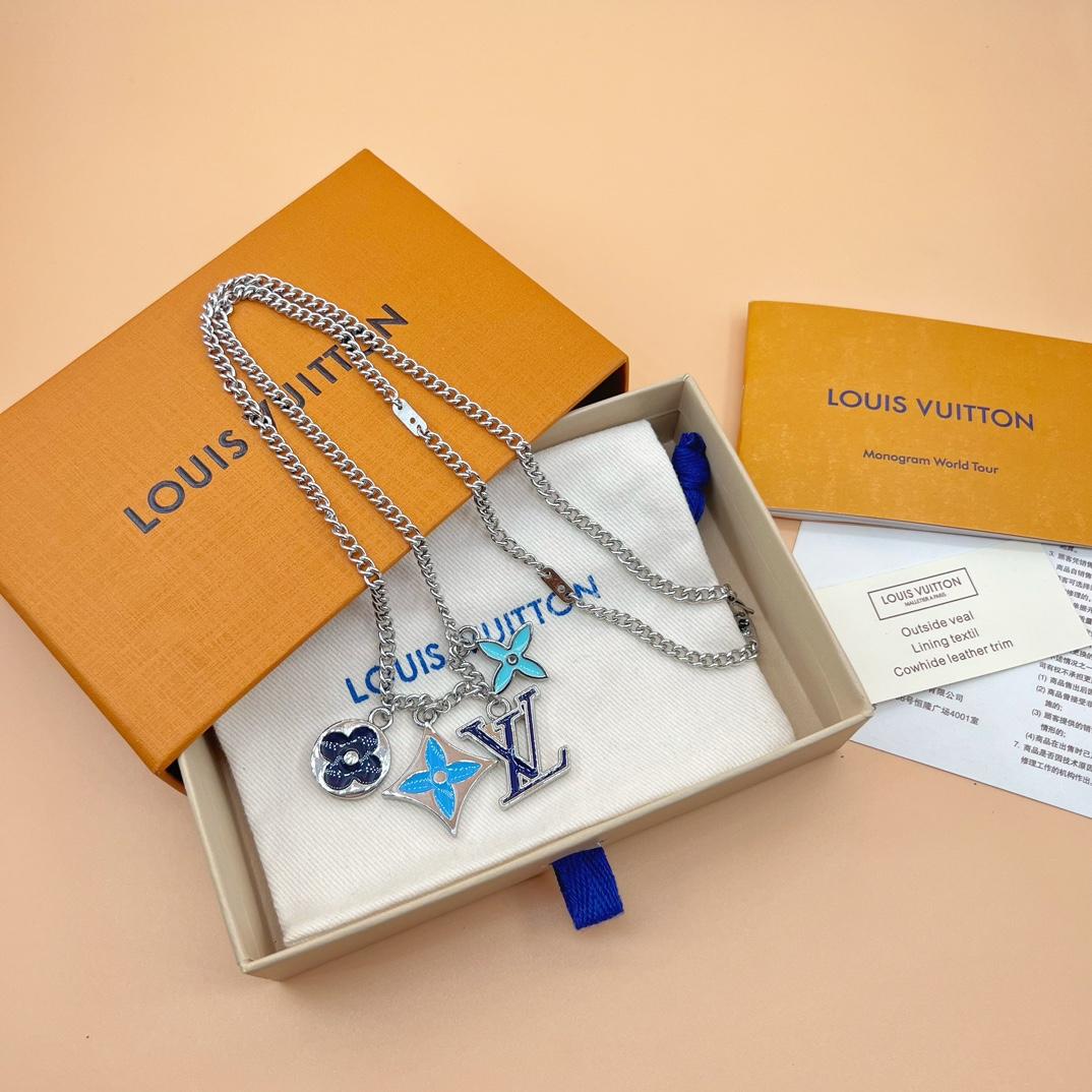Louis Vuitton LV Instinct Enamelled Necklace    M00917 - PerfectKickZ