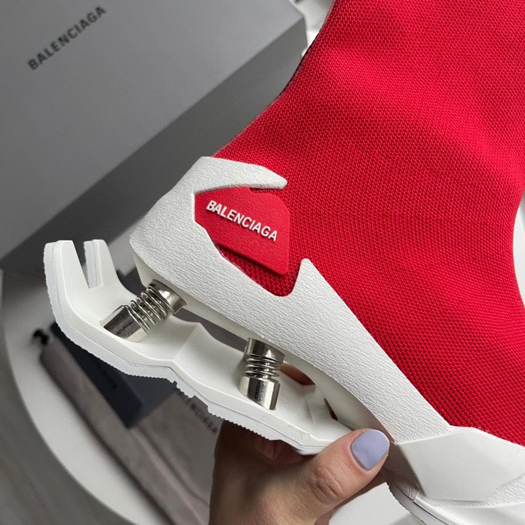 Balenciaga Speed Sneaker In Red - PerfectKickZ