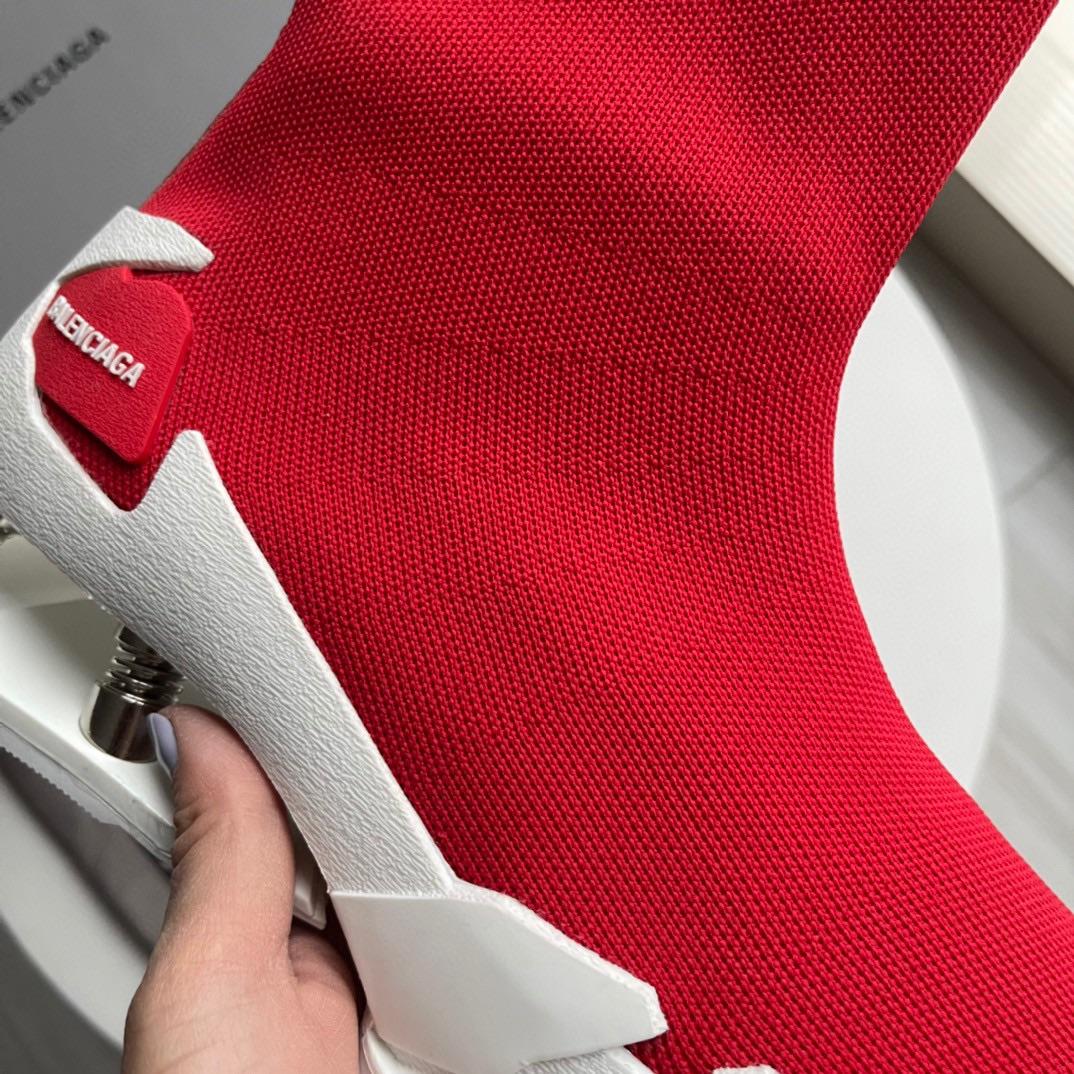 Balenciaga Speed Sneaker In Red - PerfectKickZ
