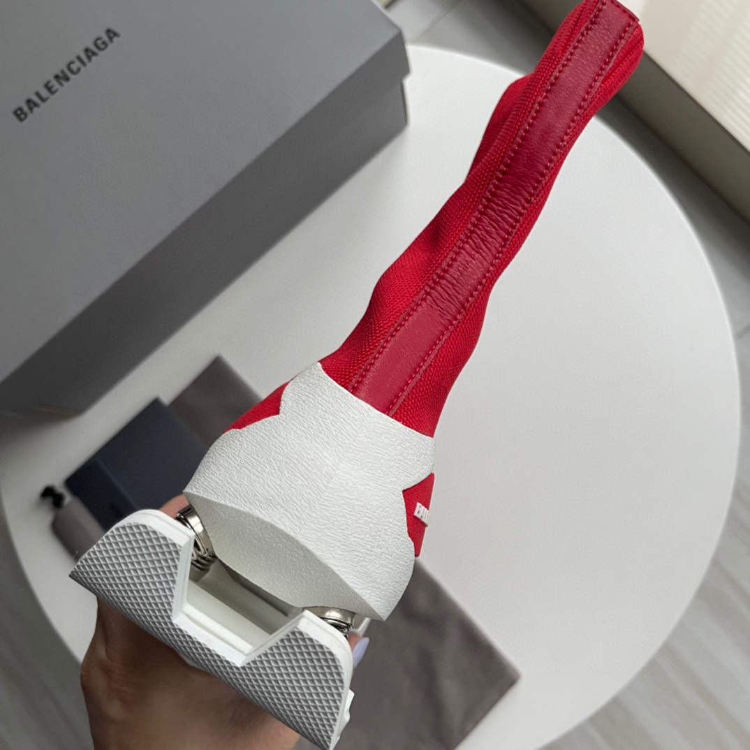 Balenciaga Speed Sneaker In Red - PerfectKickZ