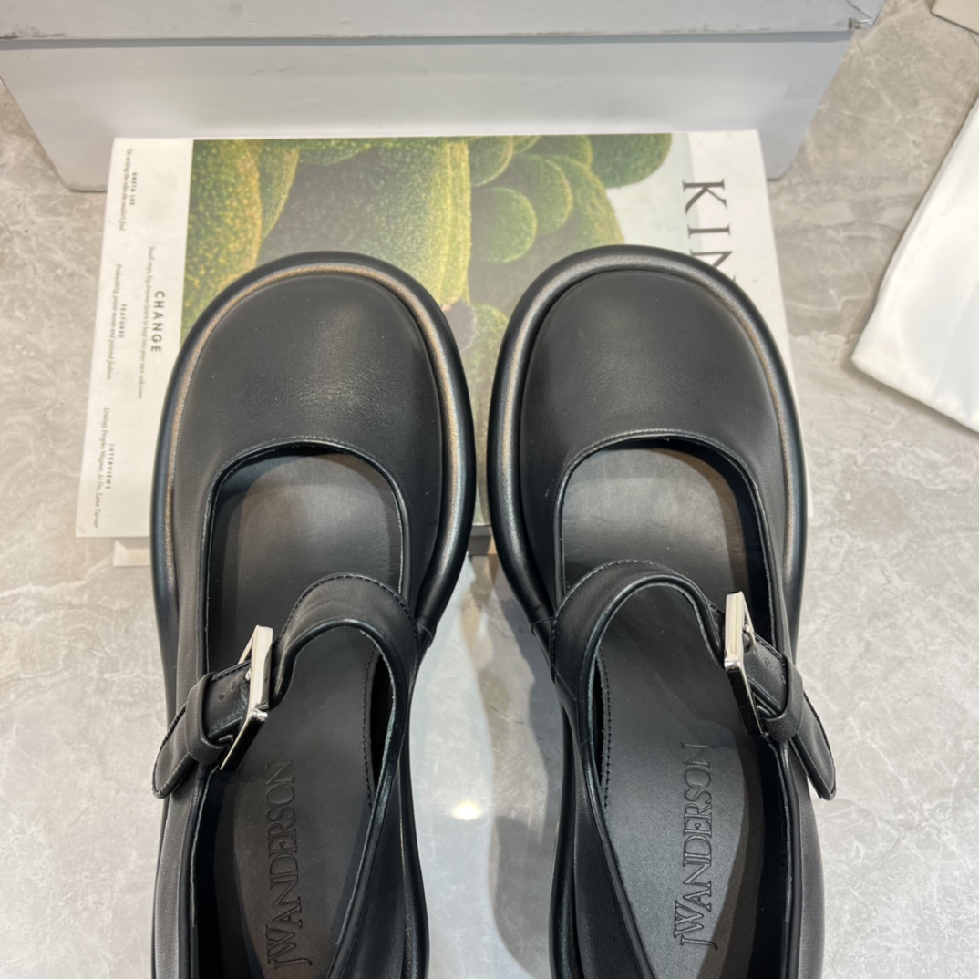 Jw Anderson Bumper-Tube Leather Maryjane Heels - PerfectKickZ