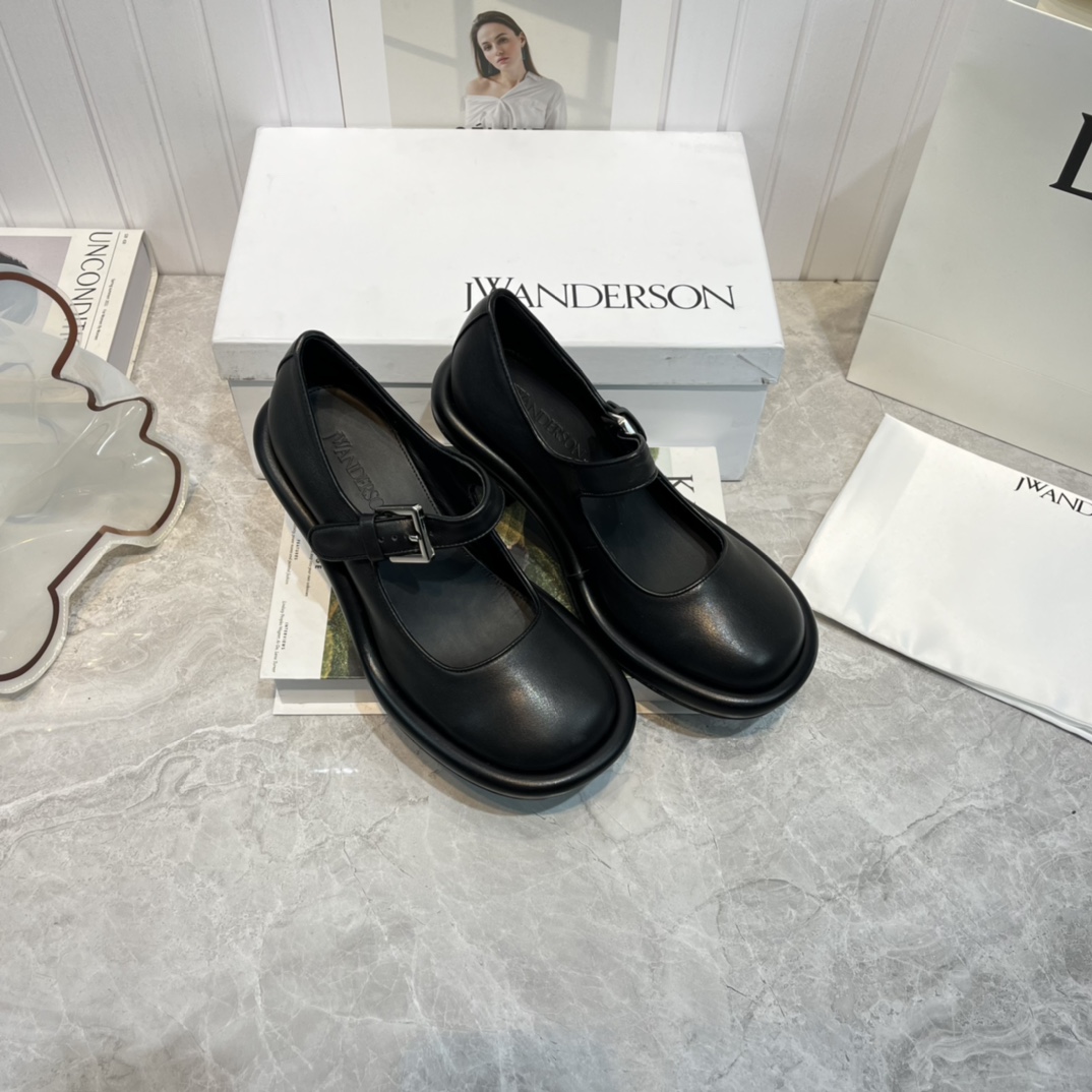 Jw Anderson Bumper-Tube Leather Maryjane Heels - PerfectKickZ