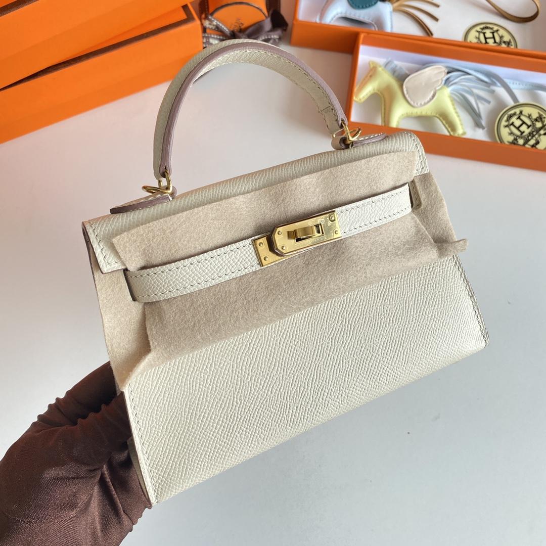 Hermes Kelly Mini Women Handbag(19-13-6cm ) - PerfectKickZ