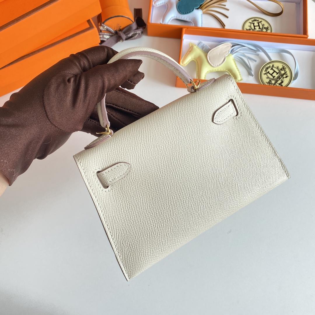 Hermes Kelly Mini Women Handbag(19-13-6cm ) - PerfectKickZ