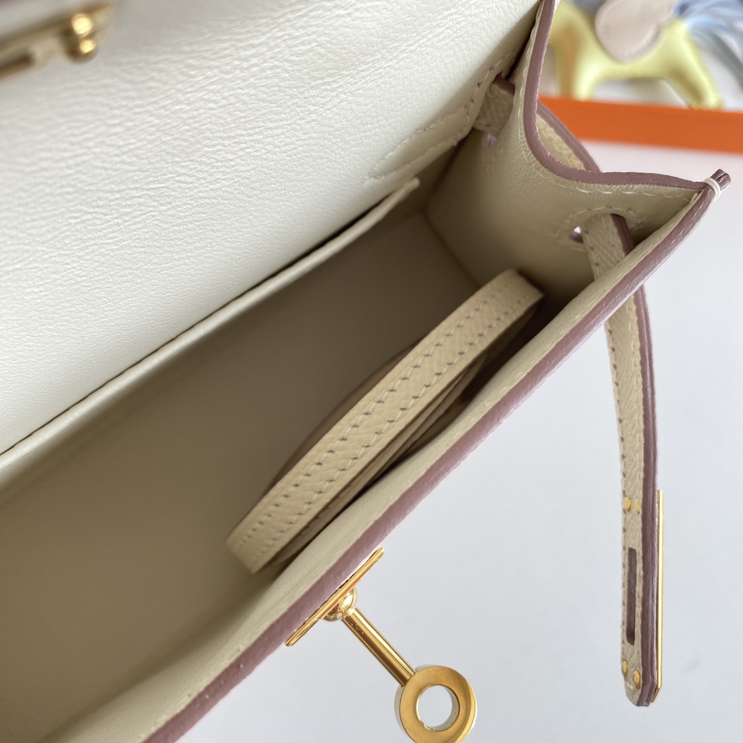 Hermes Kelly Mini Women Handbag(19-13-6cm ) - PerfectKickZ