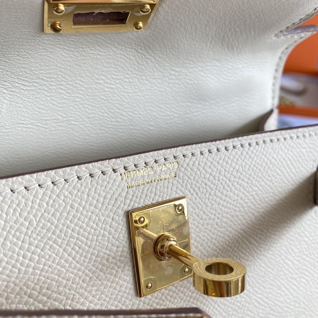 Hermes Kelly Mini Women Handbag(19-13-6cm ) - PerfectKickZ