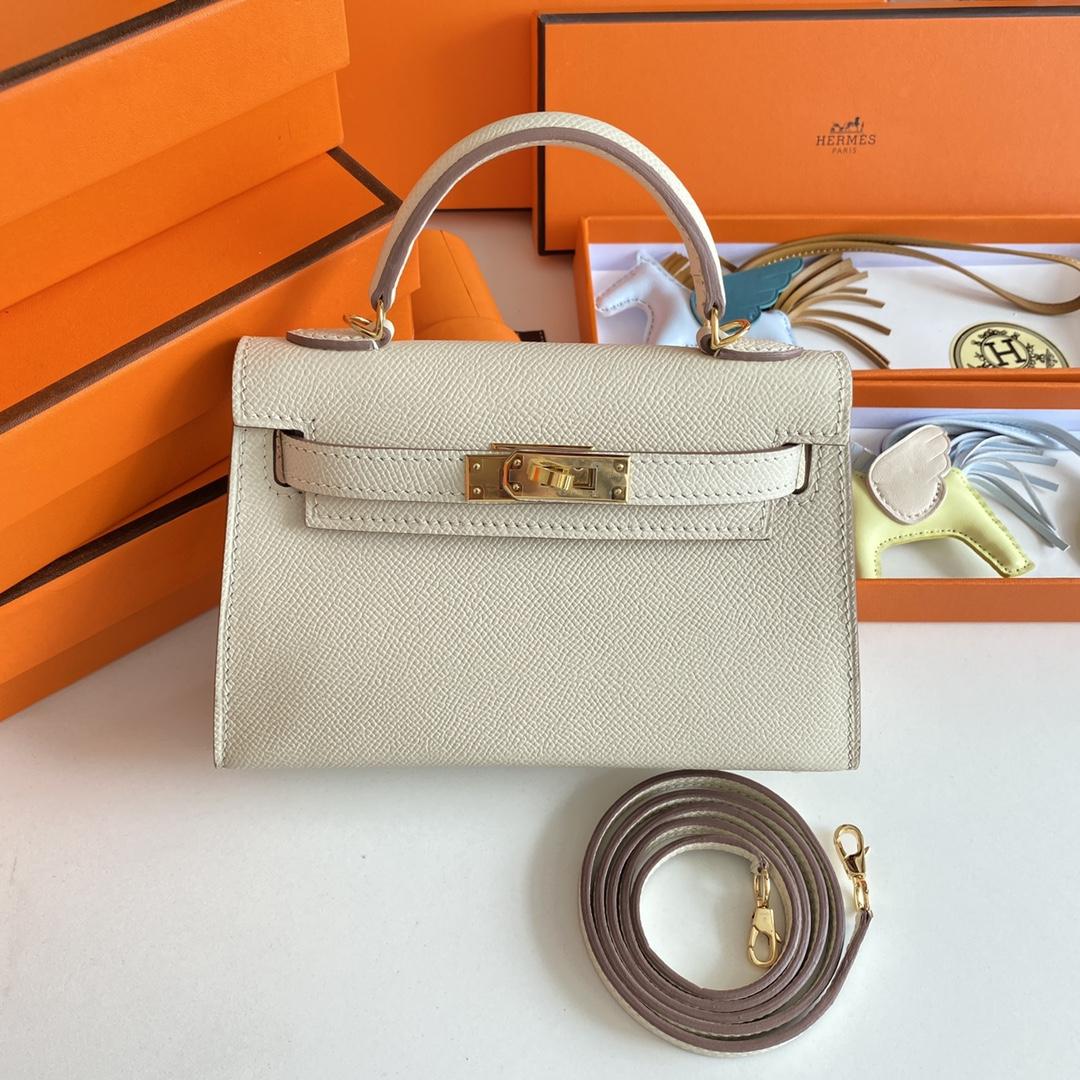 Hermes Kelly Mini Women Handbag(19-13-6cm ) - PerfectKickZ