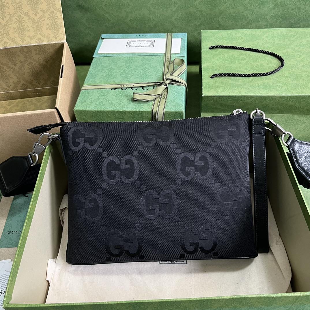 Gucci Jumbo GG Medium Messenger Bag - PerfectKickZ
