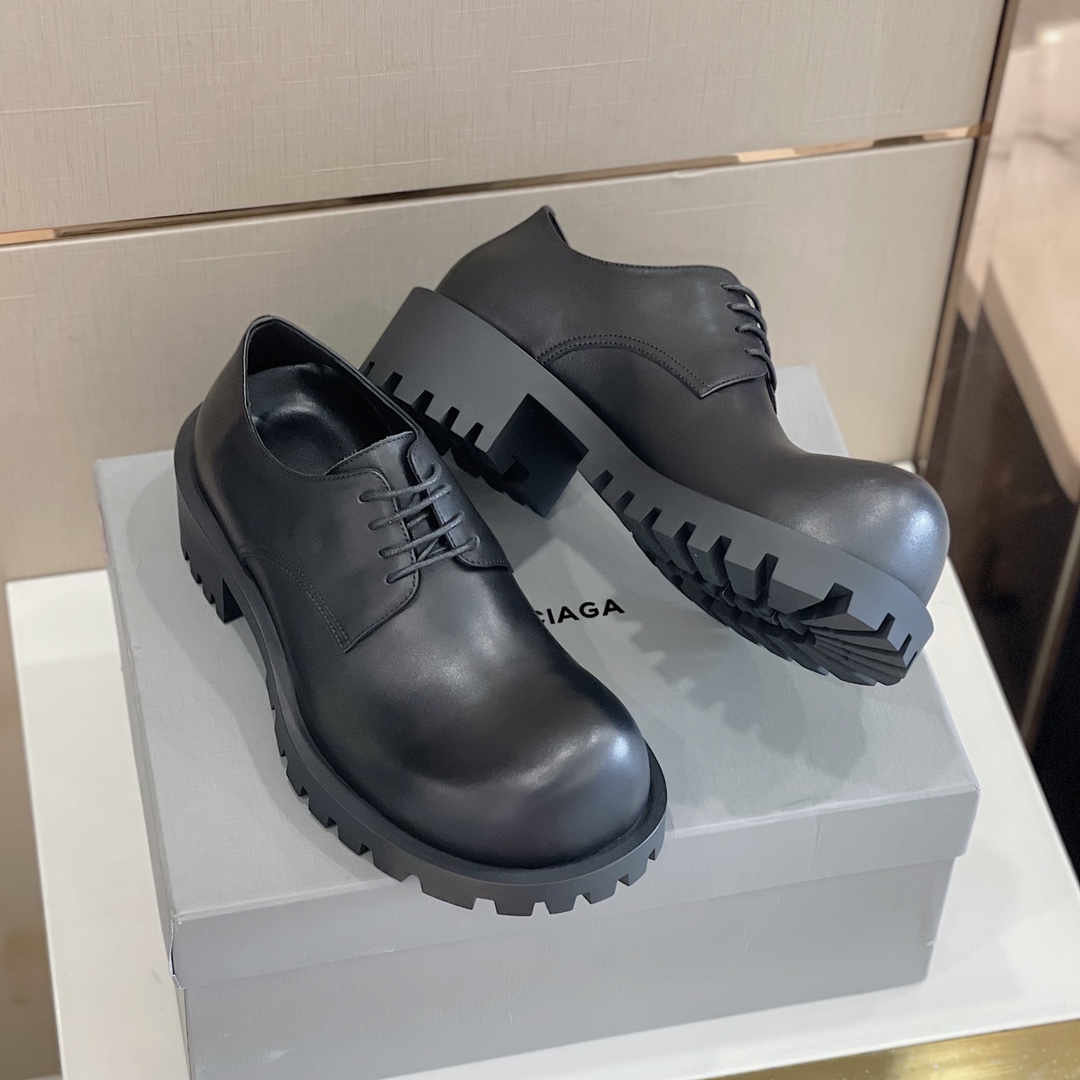 Balenciaga Men's Rhino Derby In Black  - PerfectKickZ