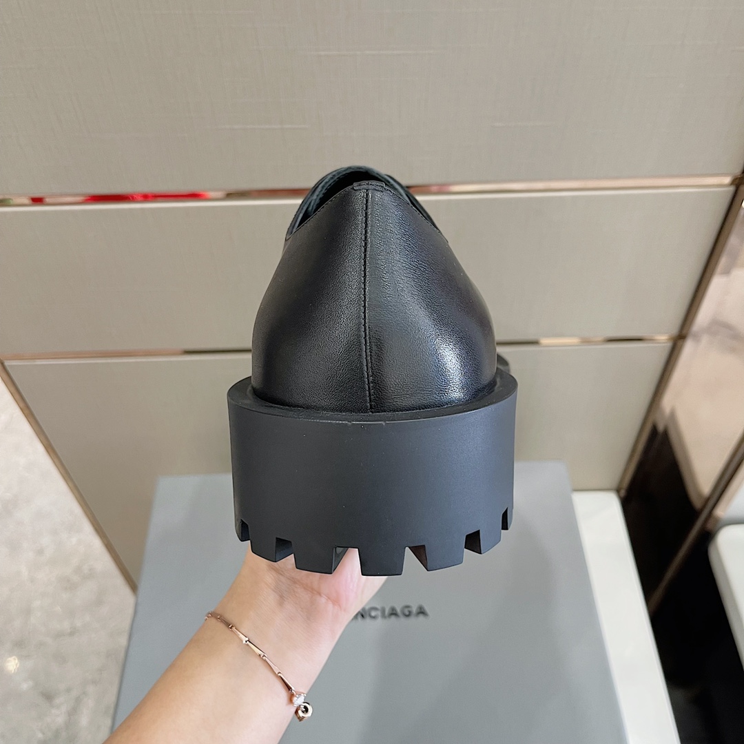 Balenciaga Men's Rhino Derby In Black  - PerfectKickZ