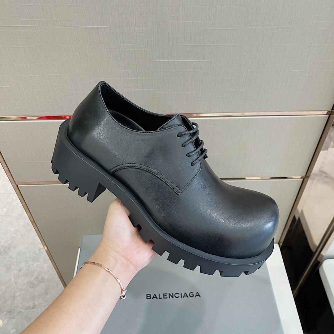 Balenciaga Men's Rhino Derby In Black  - PerfectKickZ