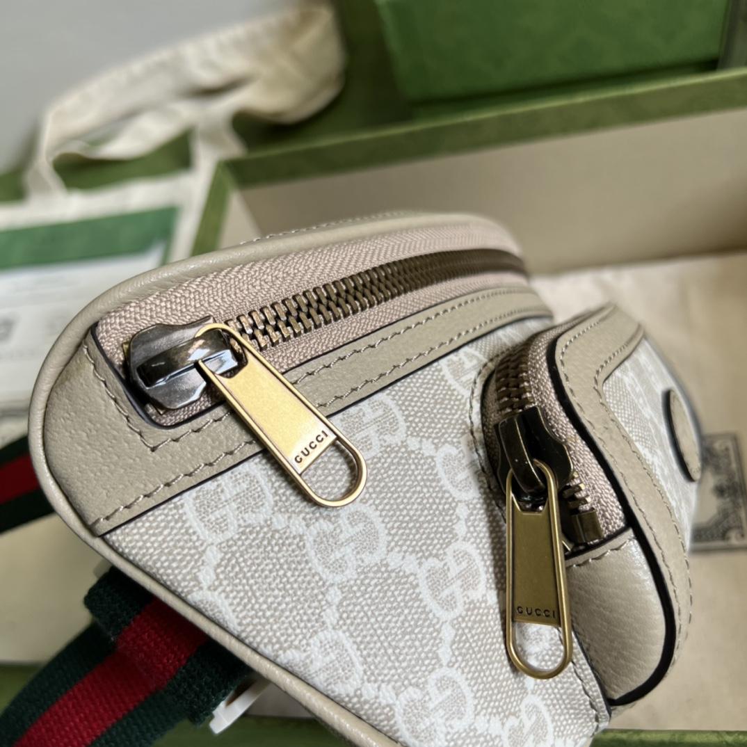 Gucci Belt Bag With Interlocking G(23x 12x 2.5cm) - 