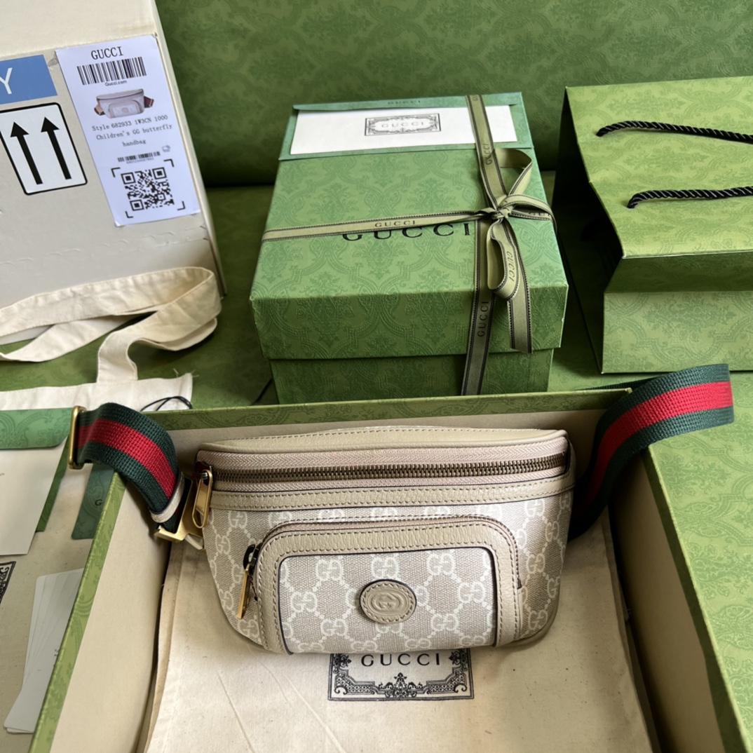 Gucci Belt Bag With Interlocking G(23x 12x 2.5cm) - PerfectKickZ