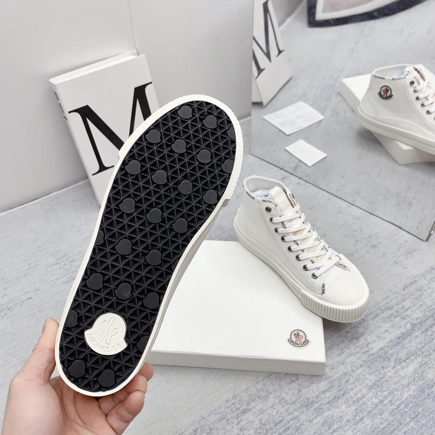 Moncler White Lissex Sneakers - PerfectKickZ