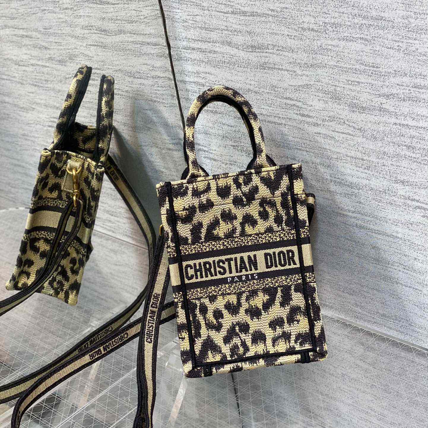 Dior Mini Dior Book Tote Phone Bag - PerfectKickZ