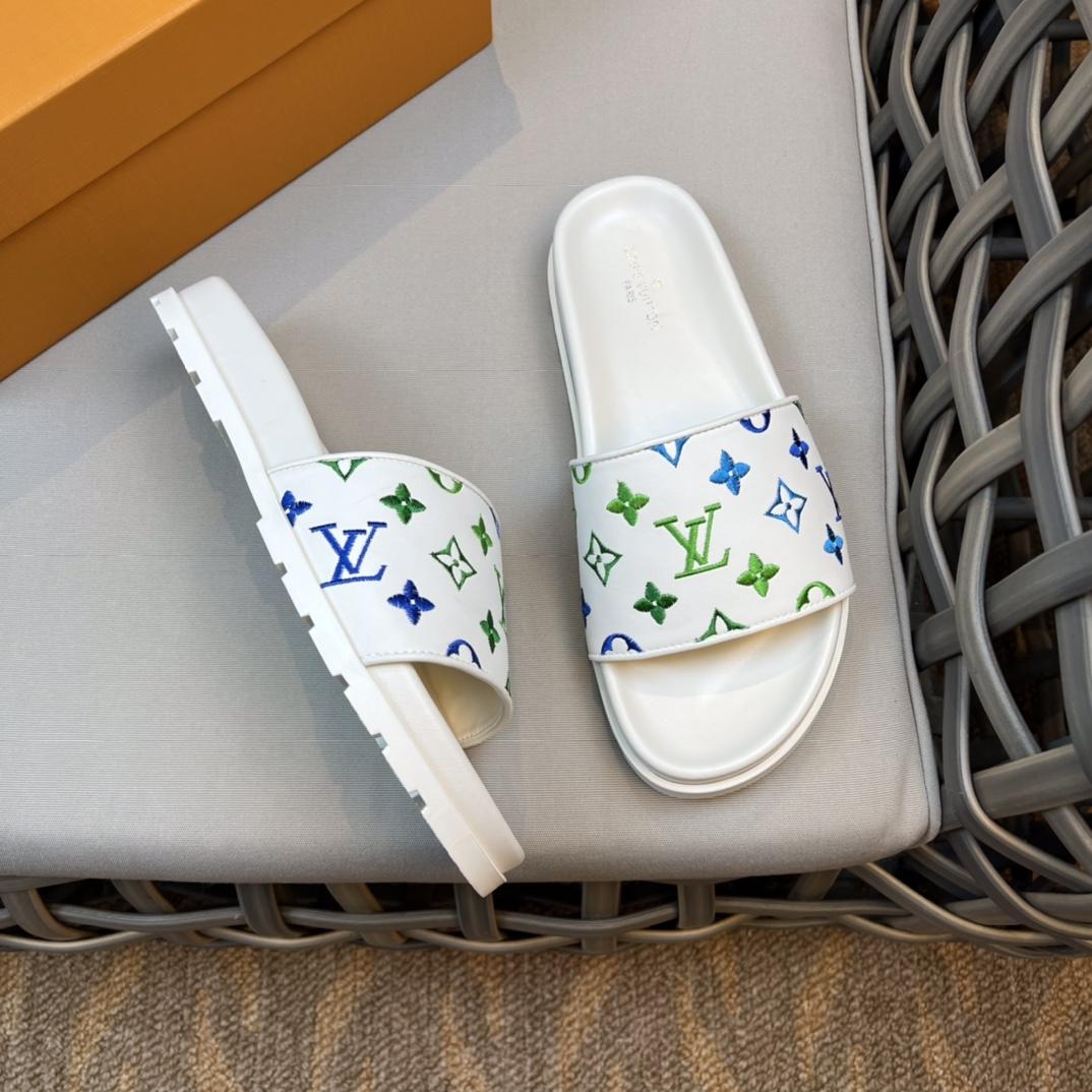 Louis Vuitton Monogram Sandals - PerfectKickZ