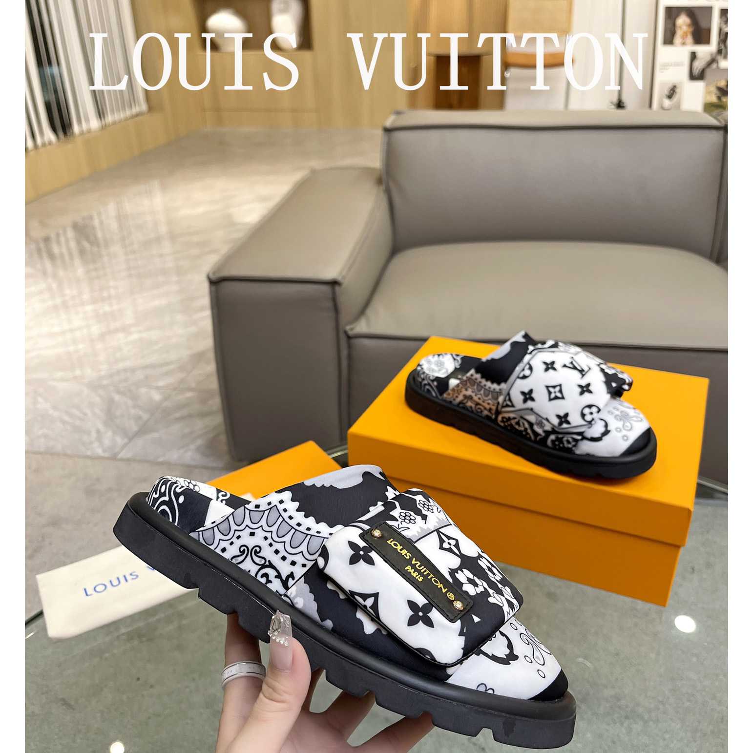 Louis Vuitton Slipper Pillow Flat Comfort Mule       - PerfectKickZ