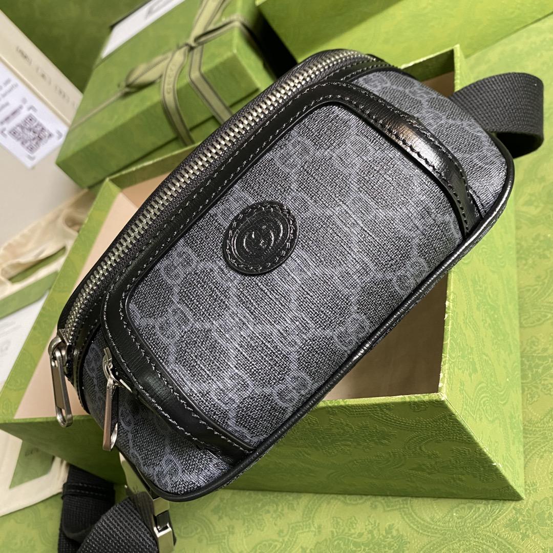 Gucci Belt Bag With Interlocking G(23x 12x 2.5cm) - PerfectKickZ