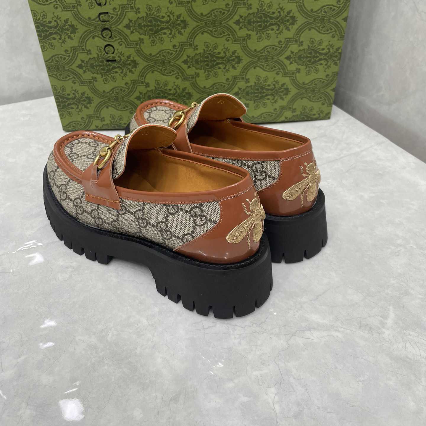 Gucci Women's GG Lug Sole Loafer - PerfectKickZ