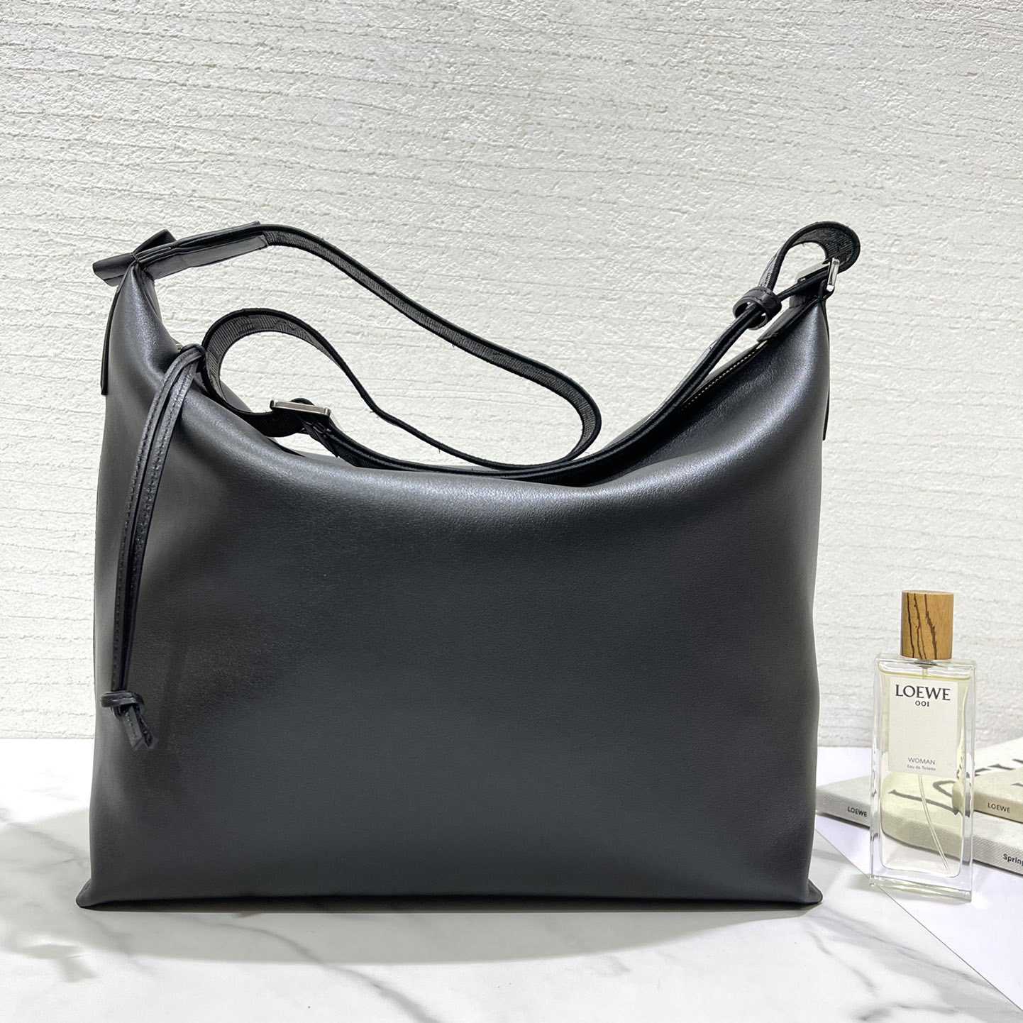 Loewe Cubi Crossbody Bag In Supple Smooth Calfskin And Jacquard - PerfectKickZ