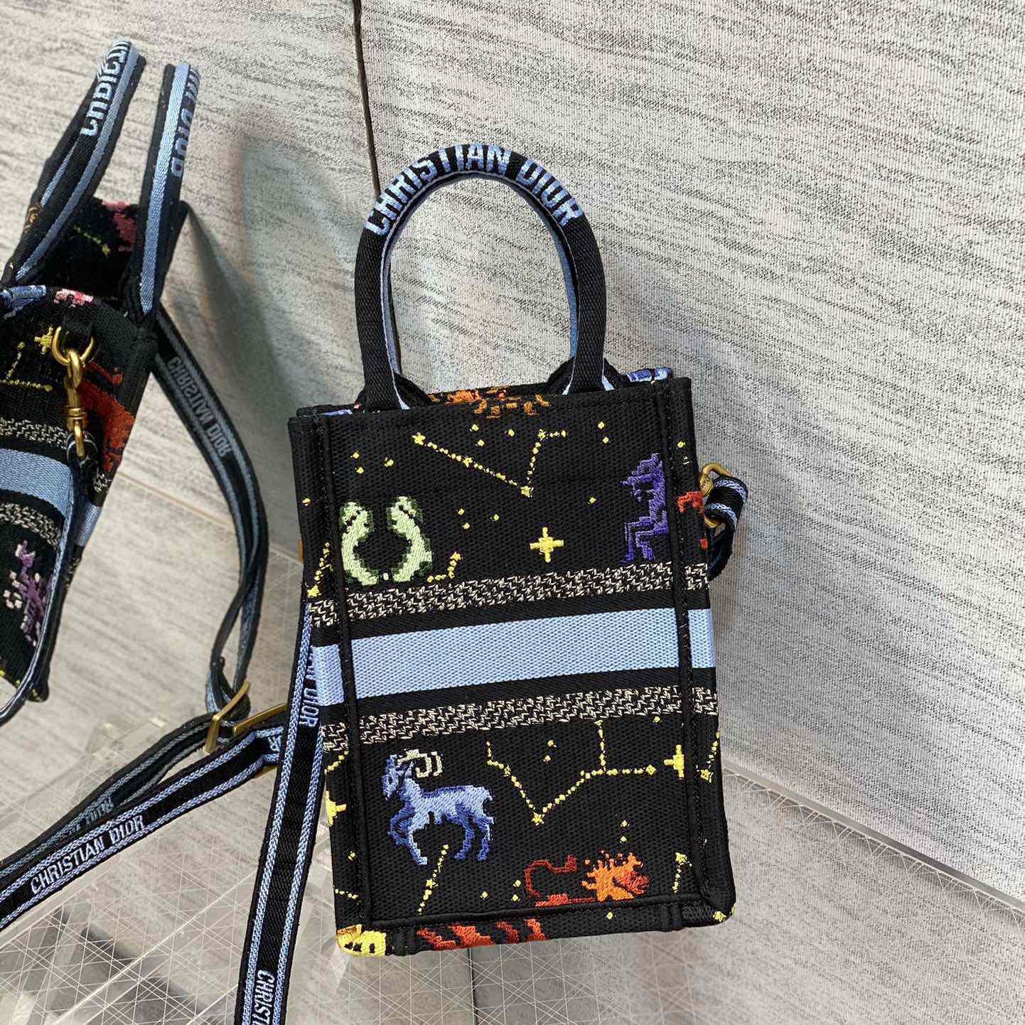 Dior Mini Dior Book Tote Phone Bag - PerfectKickZ