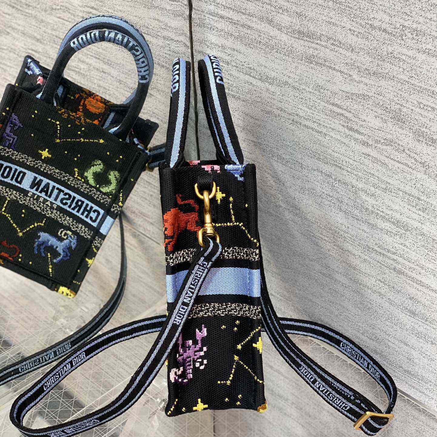 Dior Mini Dior Book Tote Phone Bag - PerfectKickZ