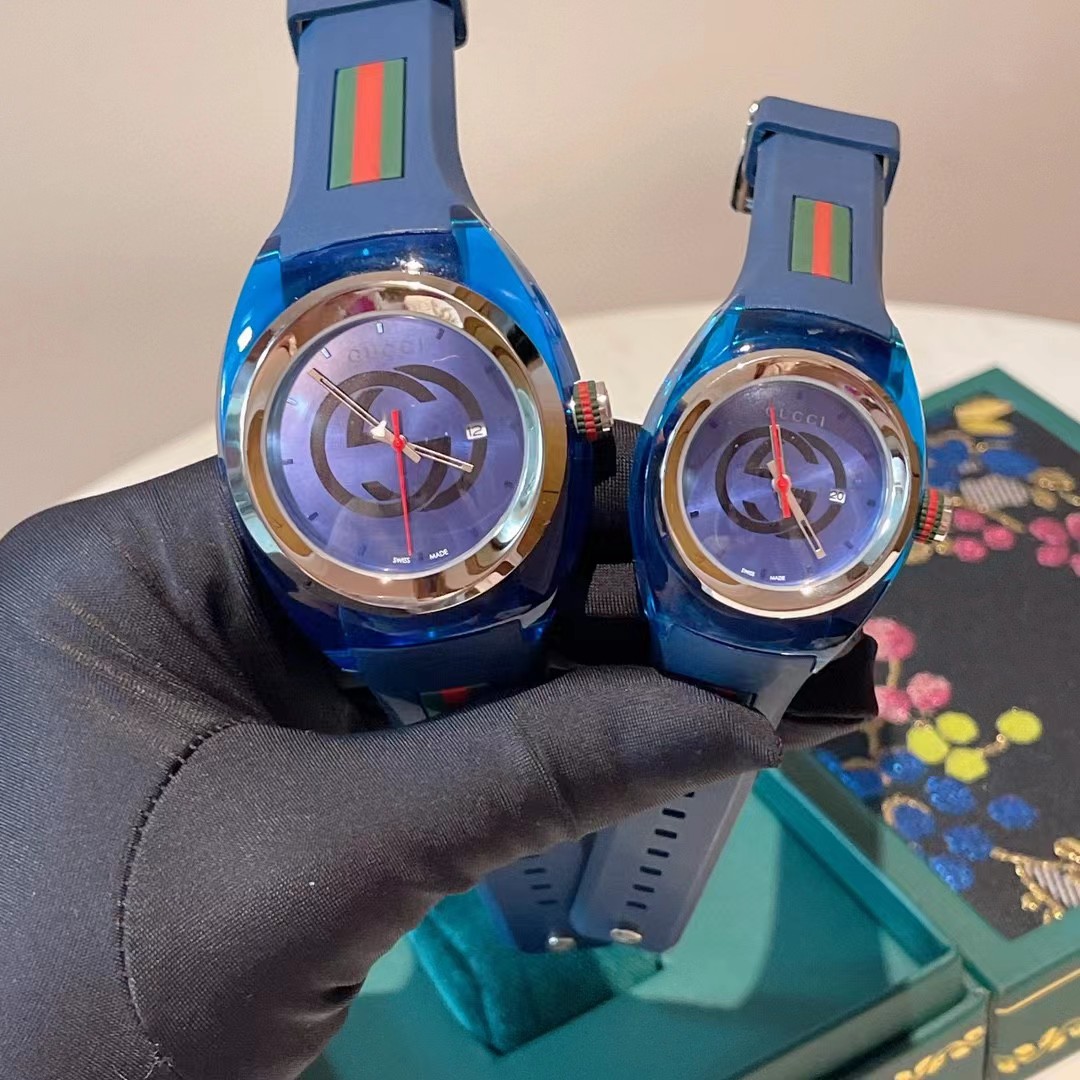 Gucci Style Silicon Round Party Style Quartz Watches - PerfectKickZ