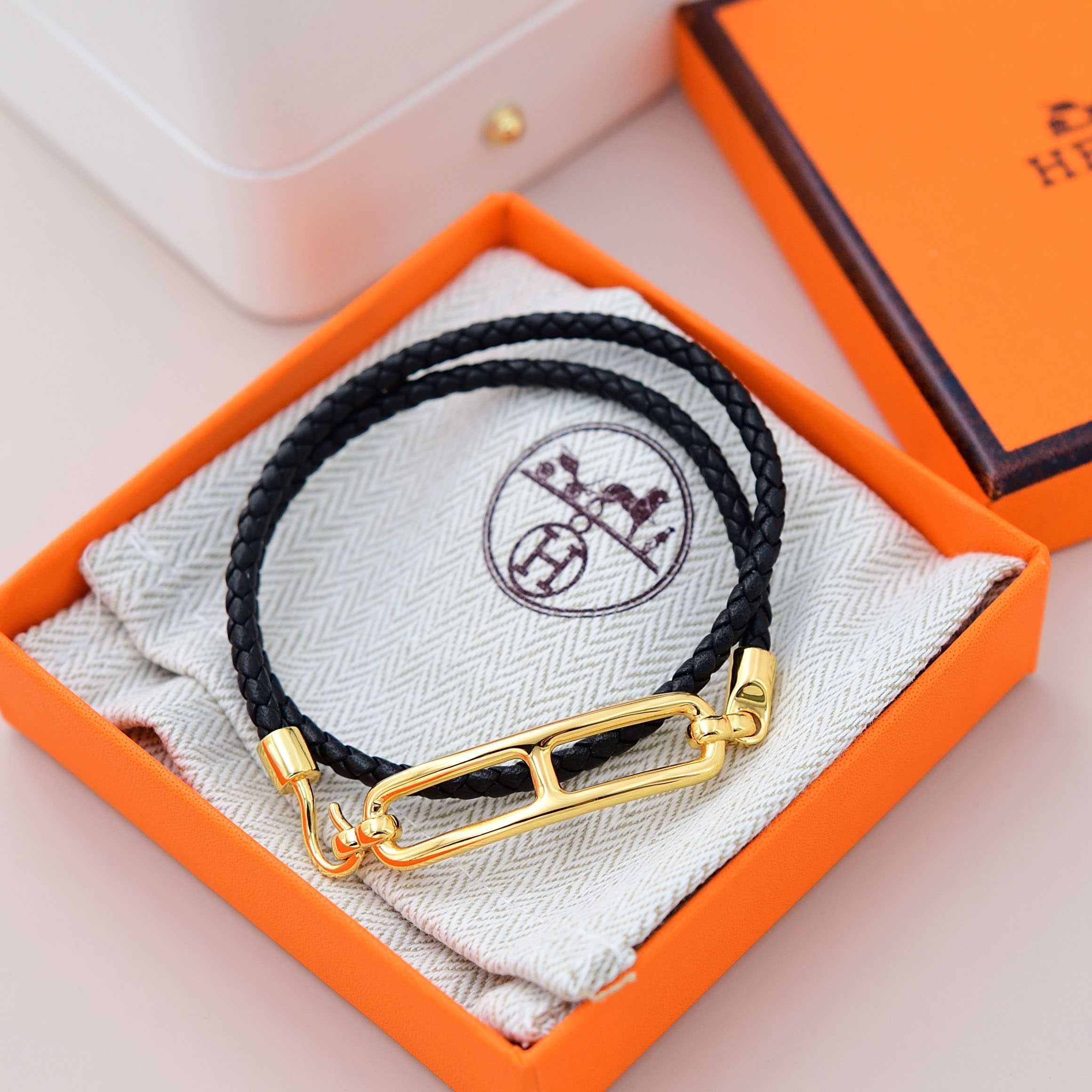 Hermes Roulis Double Tour Bracelet - PerfectKickZ