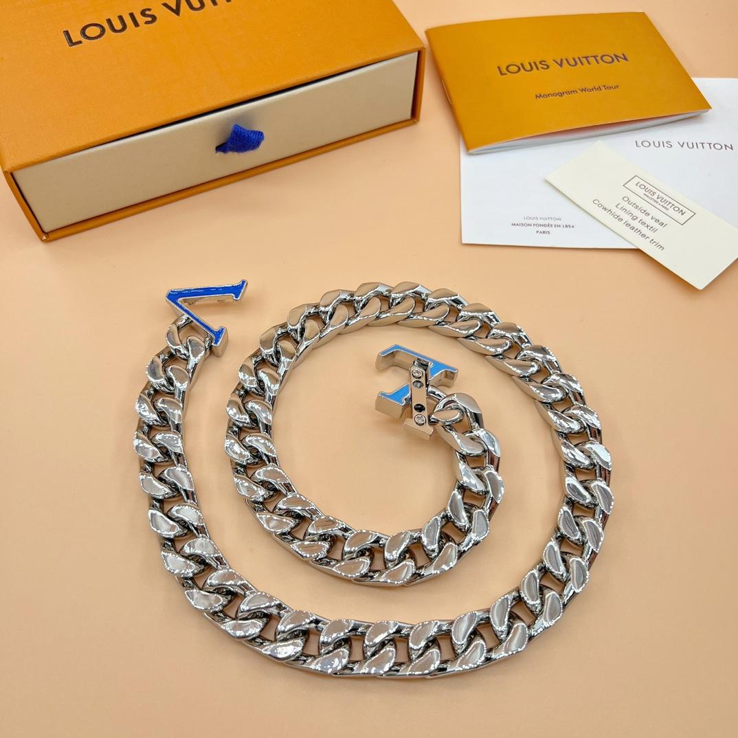 Louis Vuitton LV Chain Necklace    M00907 - PerfectKickZ