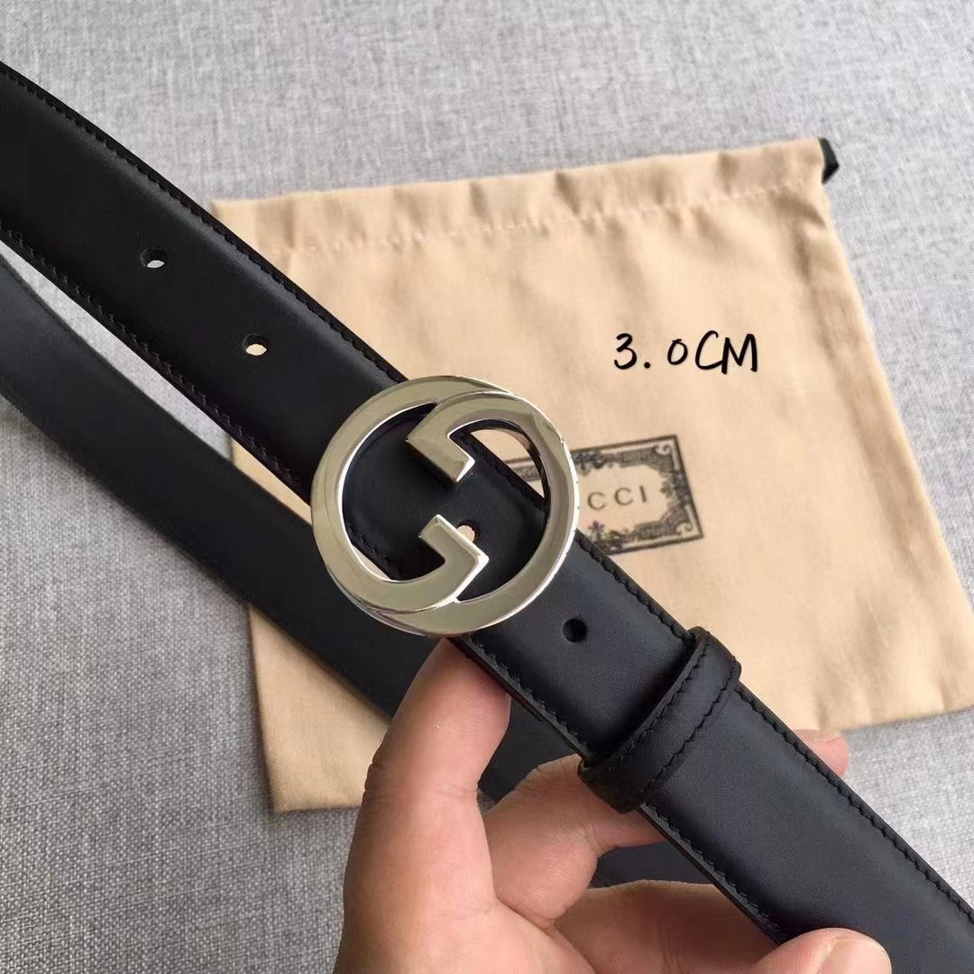 Gucci Leather Belt   30mm - PerfectKickZ