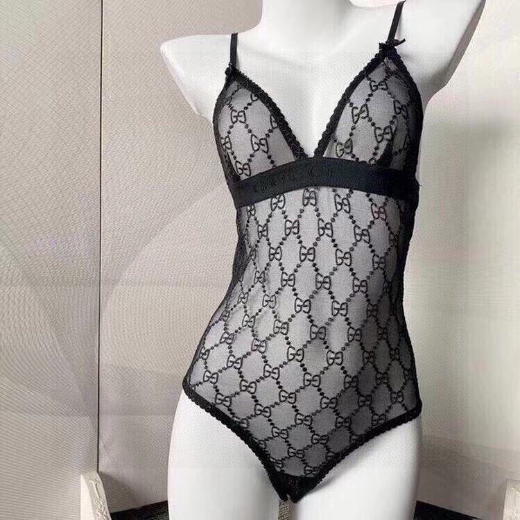 Gucci GG Tulle Bodysuit - PerfectKickZ