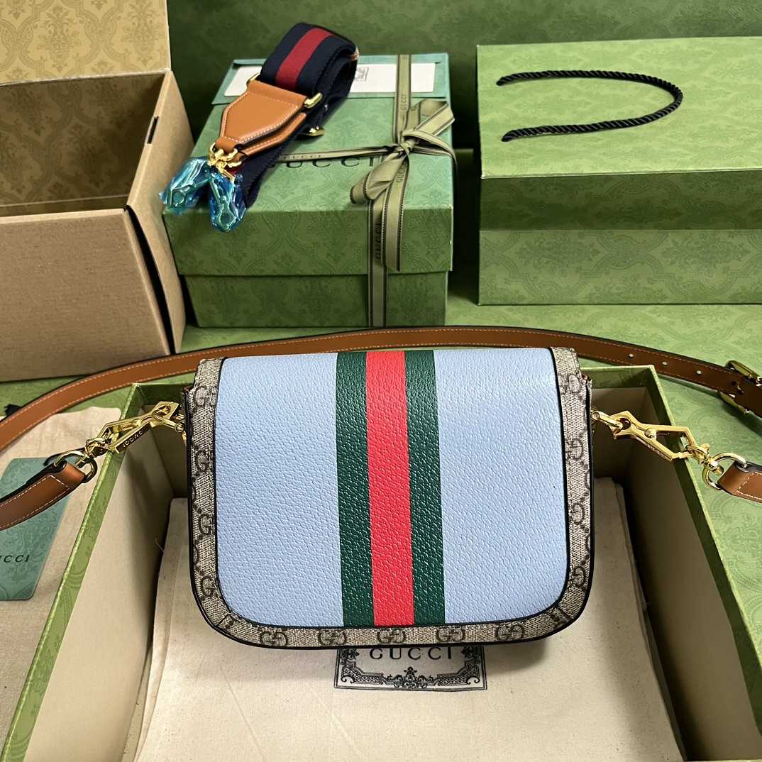 Gucci Horsebit 1955 Mini Bag(20.5-14.5-5cm)   - PerfectKickZ