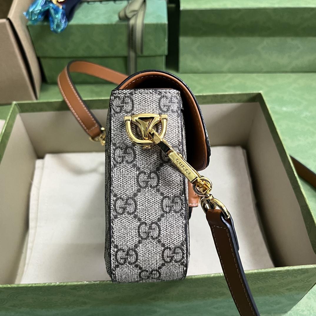 Gucci Horsebit 1955 Mini Bag(20.5-14.5-5cm)   - PerfectKickZ
