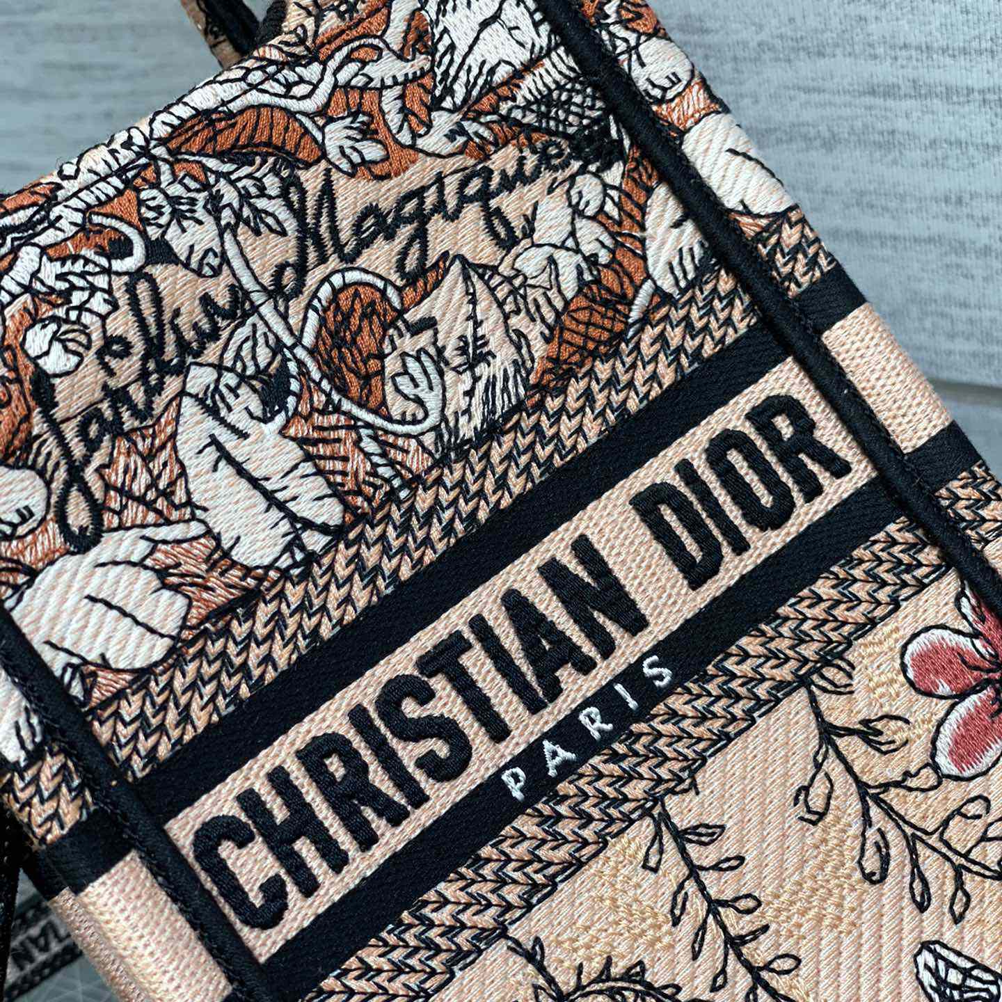 Dior Mini Dior Book Tote Phone Bag - PerfectKickZ