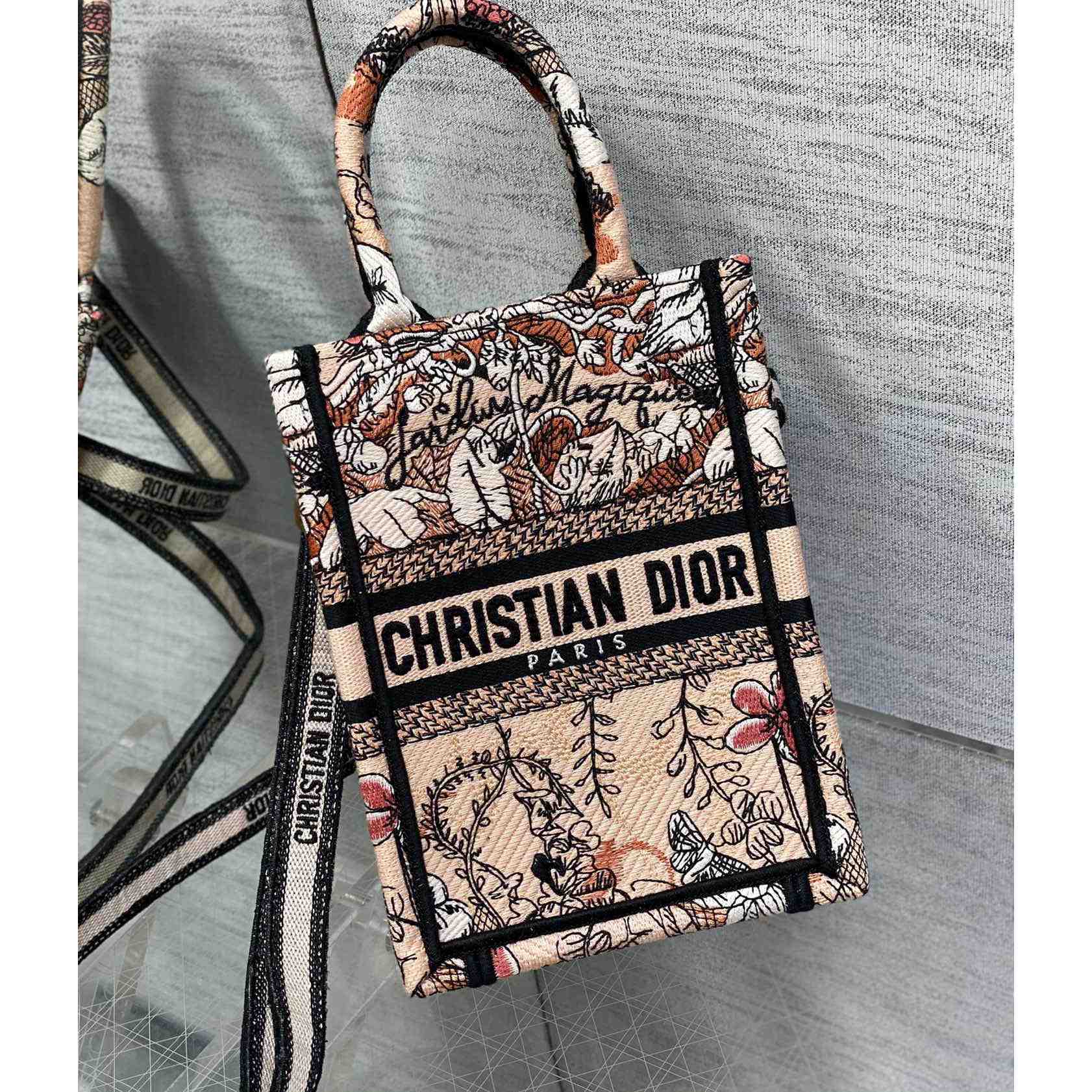 Dior Mini Dior Book Tote Phone Bag - PerfectKickZ