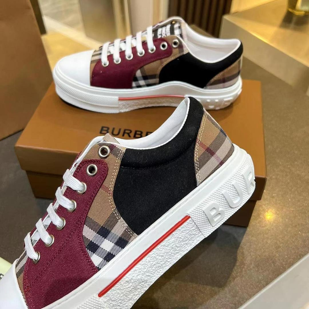 Burberry Kai Check Low-Top Sneakers - PerfectKickZ